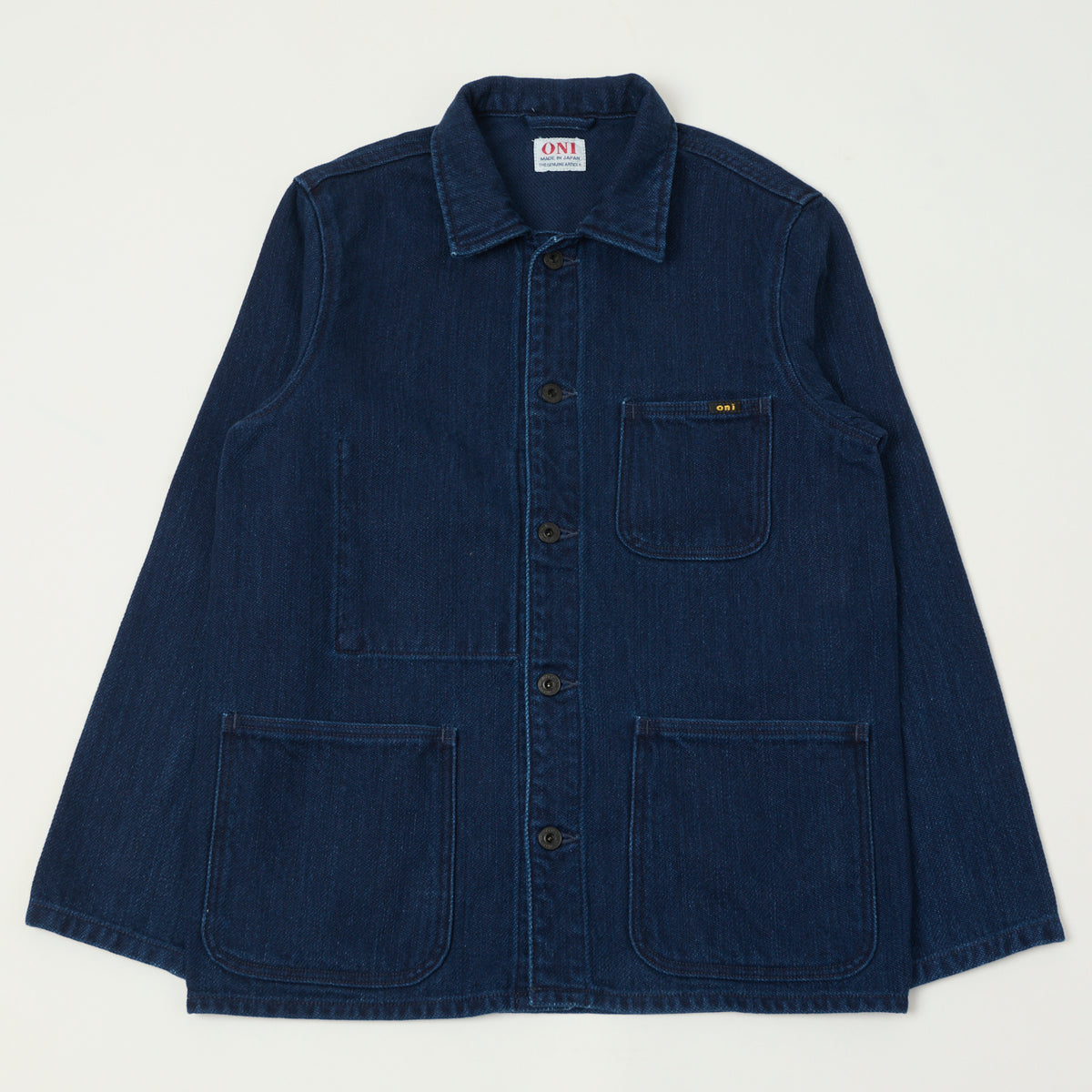 ONI Denim 03501 Indigo Dobby Twill Coverall Jacket - Indigo