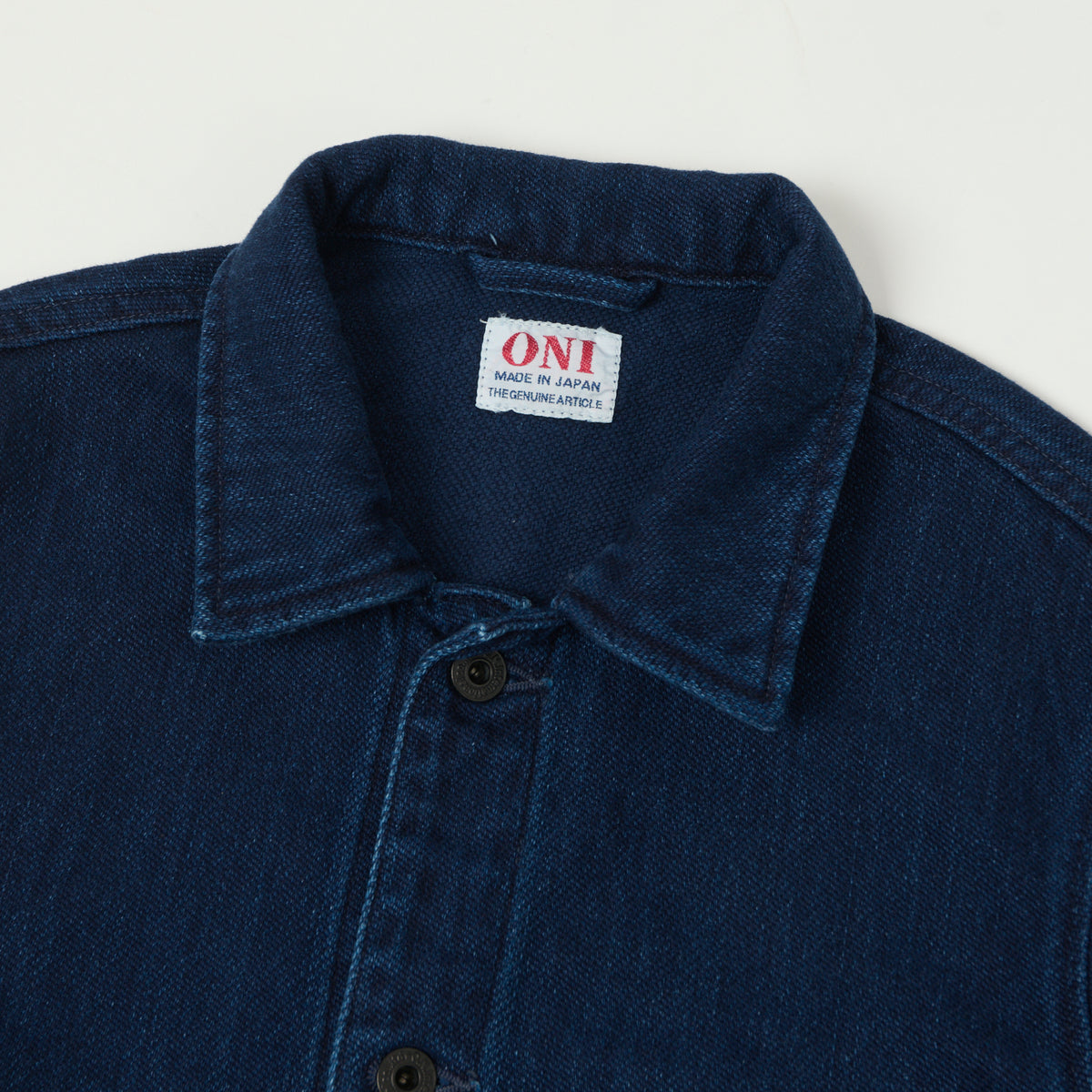 ONI Denim 03501 Indigo Dobby Twill Coverall Jacket - Indigo