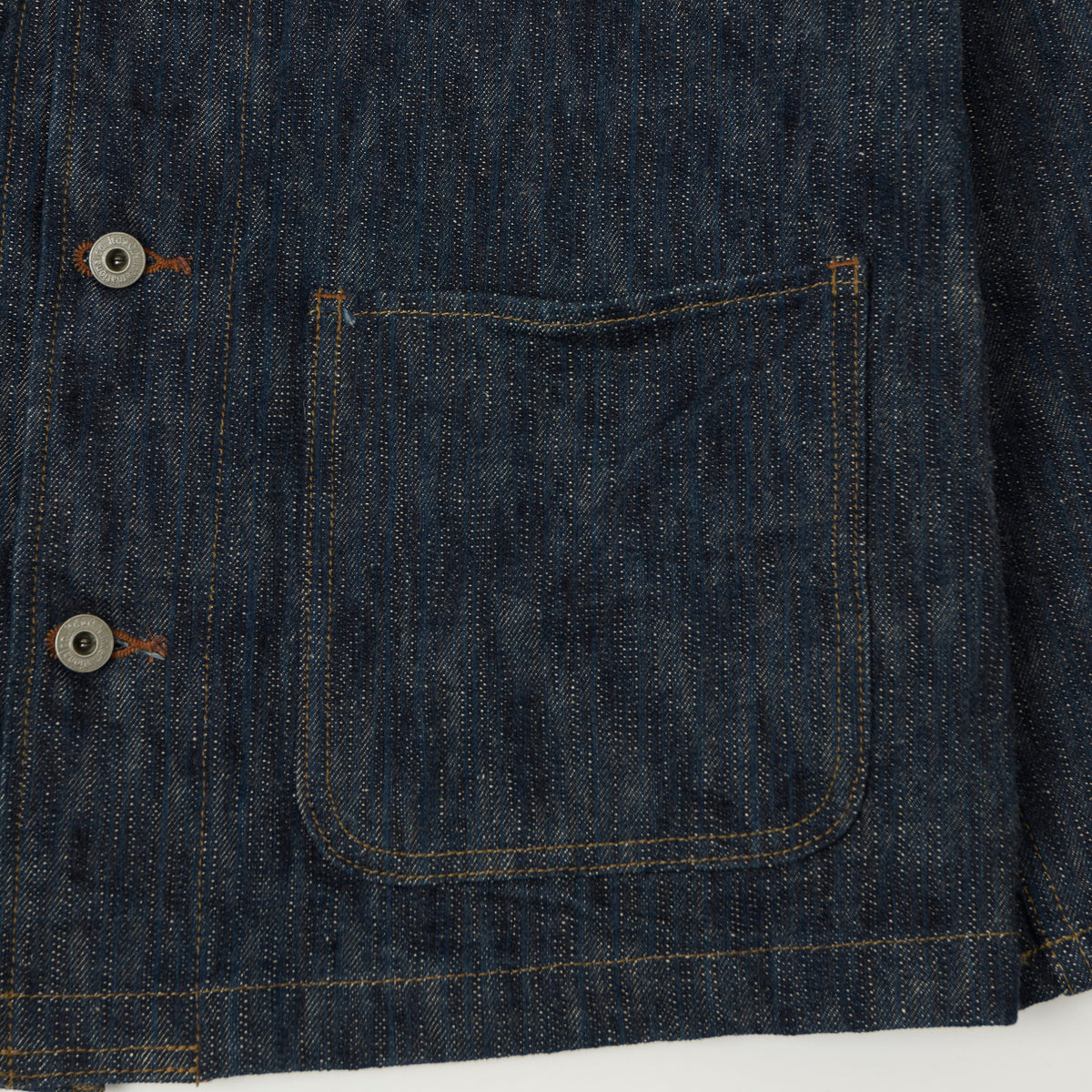 ONI Denim 03502-Kase 16oz Natural Indigo Coverall Jacket - One wash