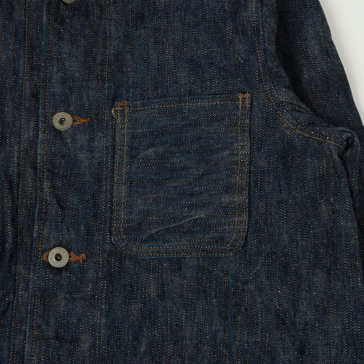 ONI Denim 03502-Kase 16oz Natural Indigo Coverall Jacket - One wash