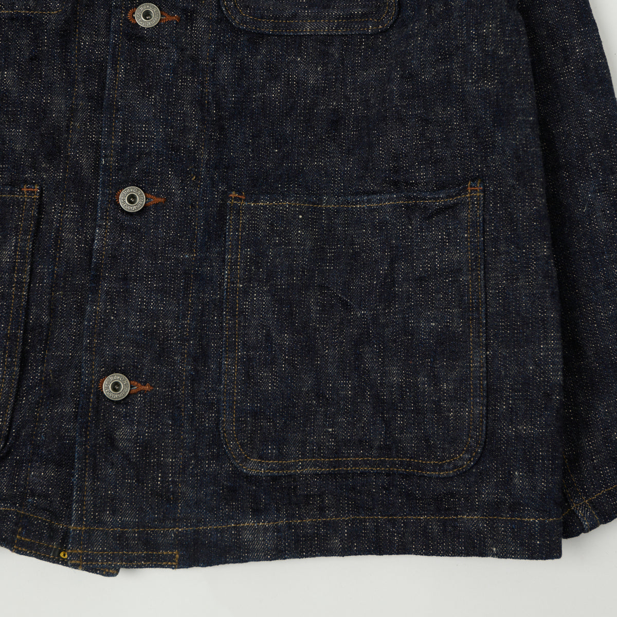 ONI Denim 03502-Kasuri 17oz Coverall Jacket - Rinsed