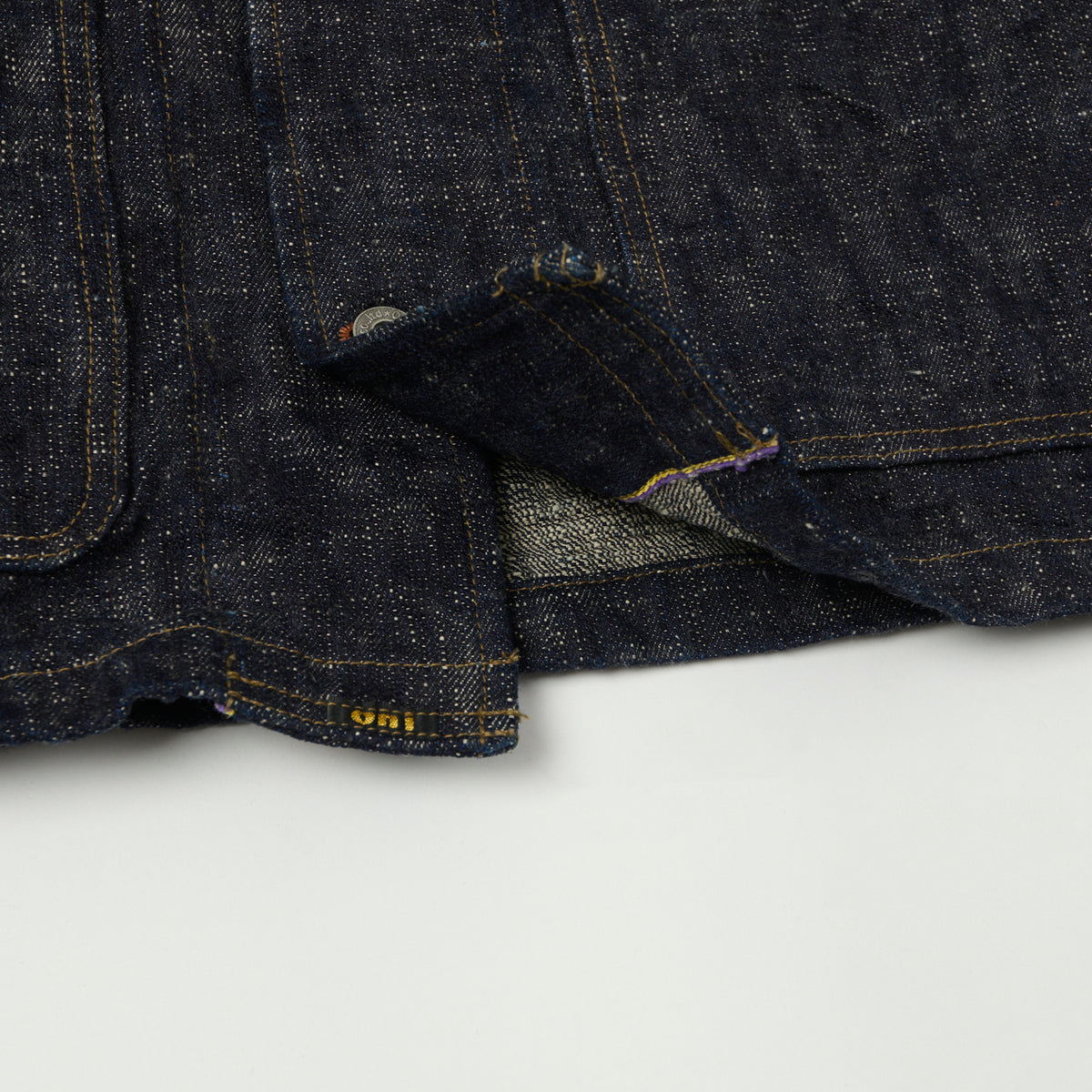 ONI Denim 03502-Kasuri 17oz Coverall Jacket - Rinsed