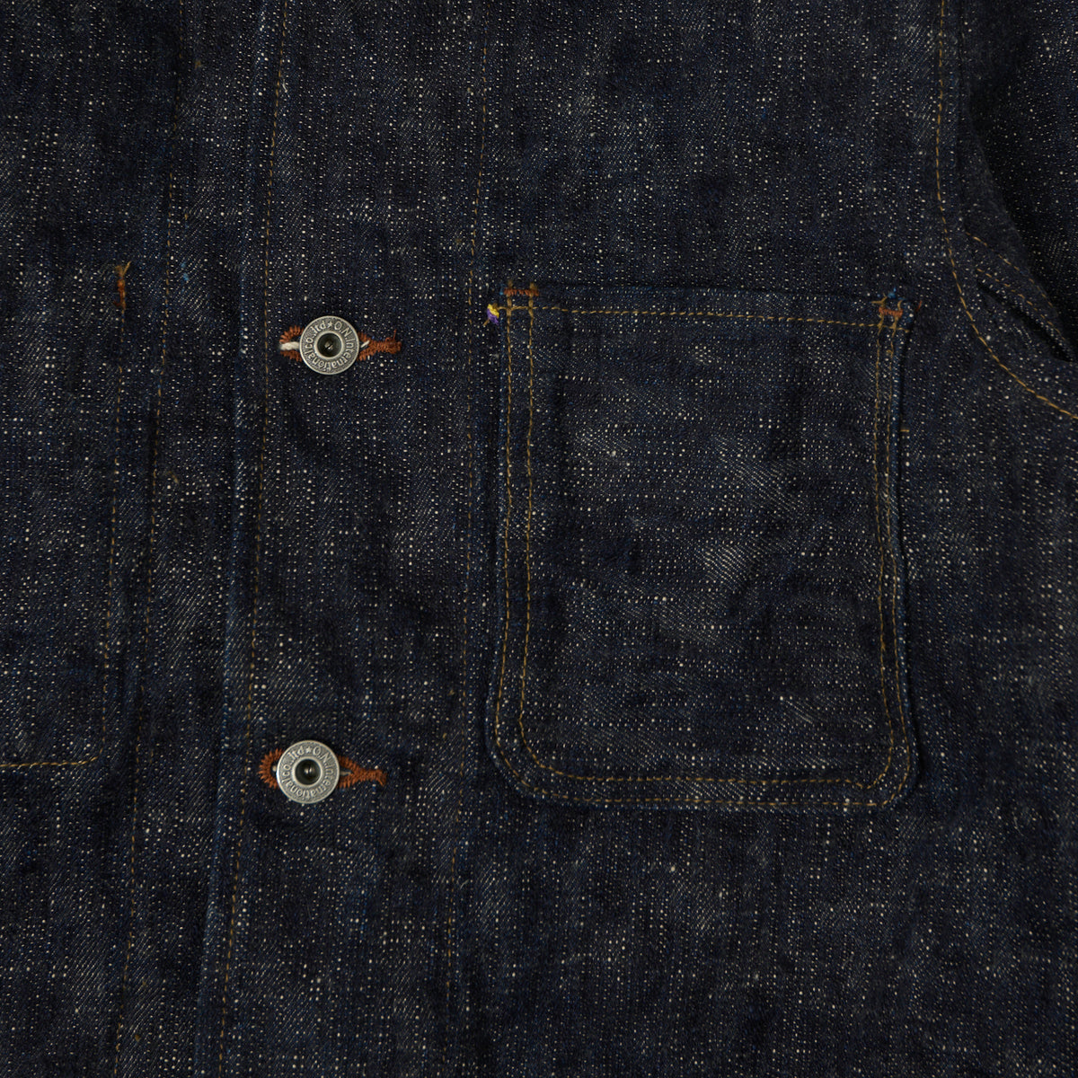 ONI Denim 03502-Kasuri 17oz Coverall Jacket - Rinsed