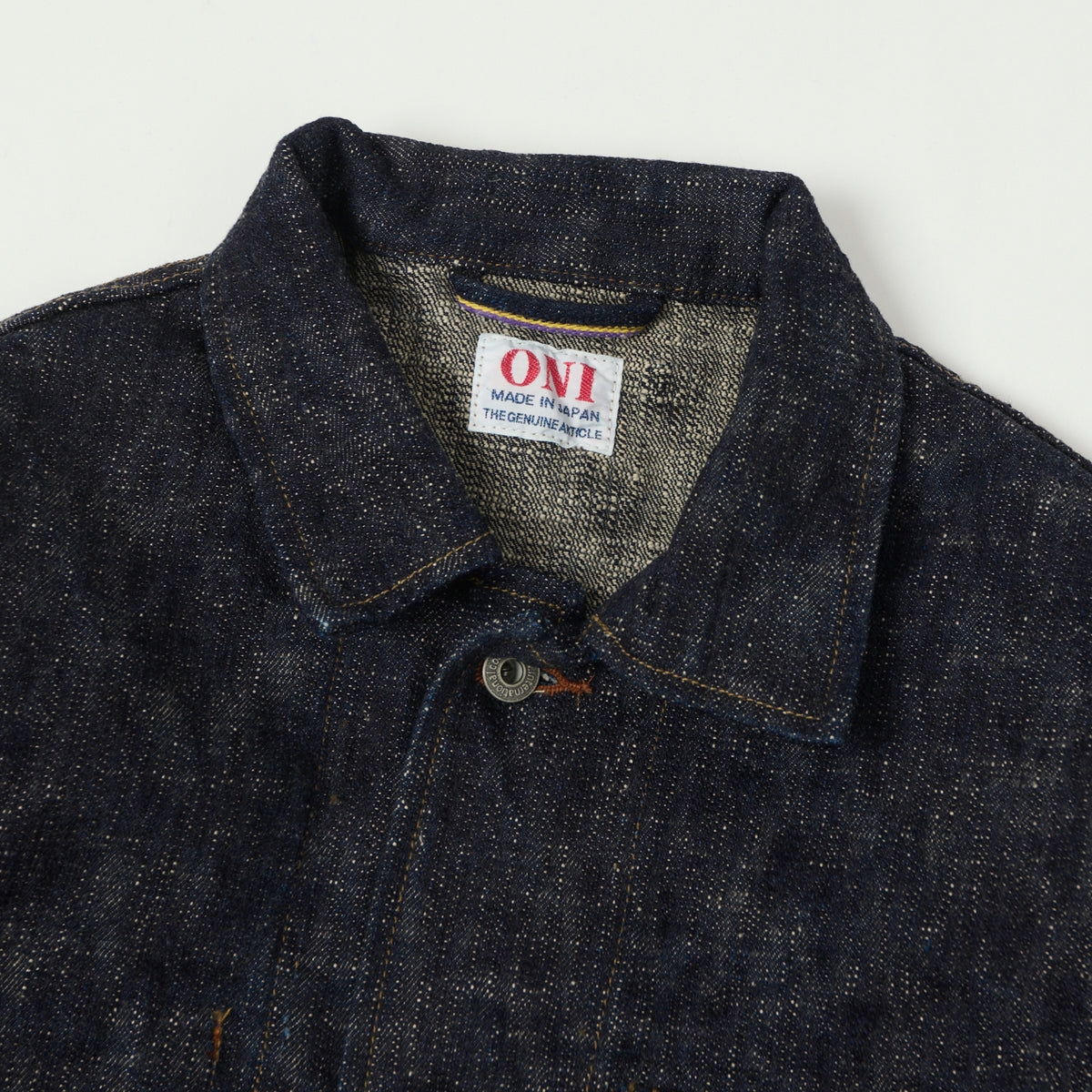 ONI Denim 03502-Kasuri 17oz Coverall Jacket - Rinsed