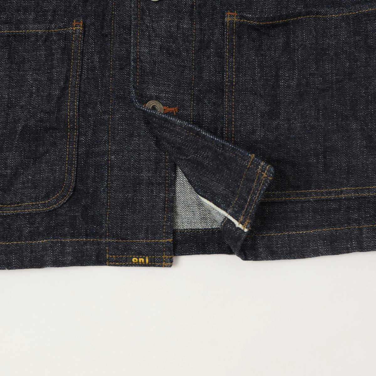 ONI Denim 03502N-LS 13.5oz Denim Chore Jacket - One Wash