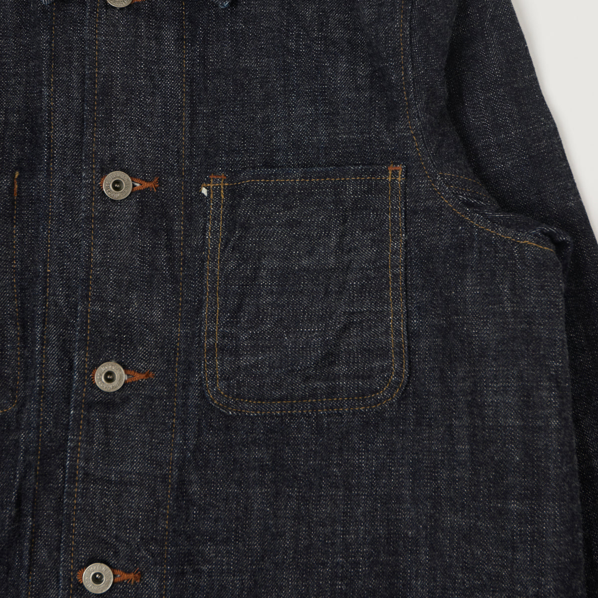 ONI Denim 03502N-LS 13.5oz Denim Chore Jacket - One Wash