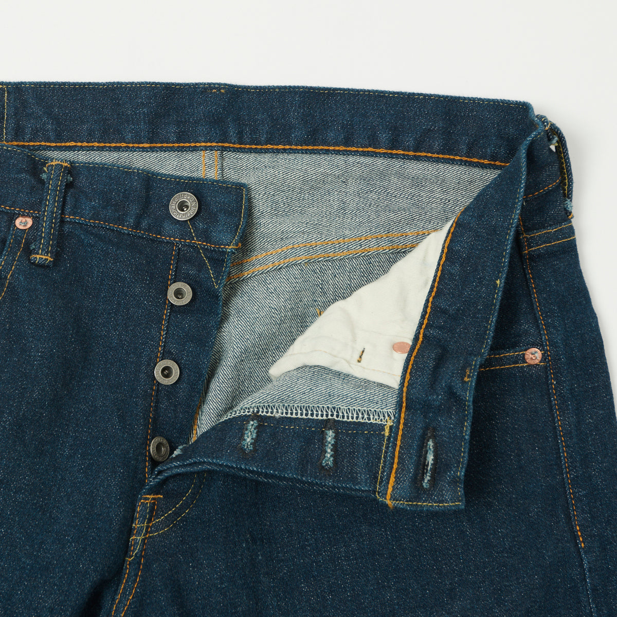 ONI Denim 121S Ishikawadai 15oz Slim Tapered Stretch Jean - One Wash