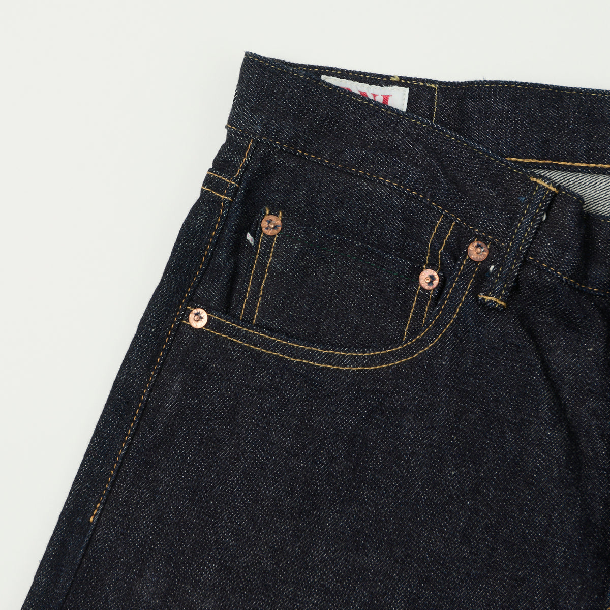 ONI Denim 122S 15oz Stretch Regular Tapered Jean - One Wash