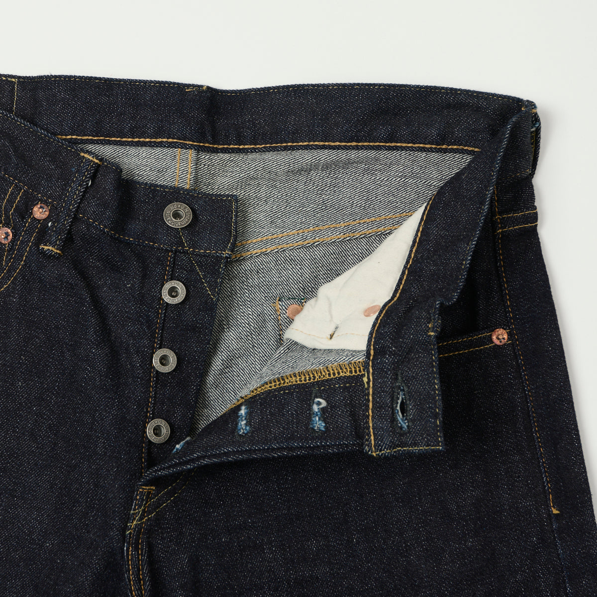 ONI Denim 122S 15oz Stretch Regular Tapered Jean - One Wash