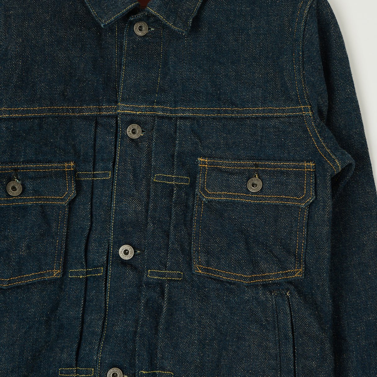 ONI Denim 02516PZR-BEG 'Beige Weft' Type II Denim Jacket - One Wash