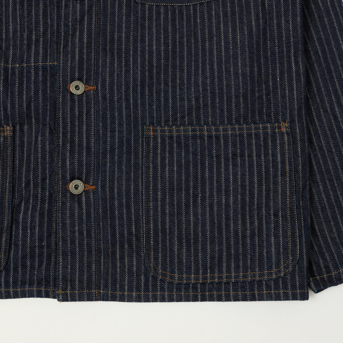 ONI Denim 03501-HJS 12oz Drop Needle Coverall Jacket - One Wash