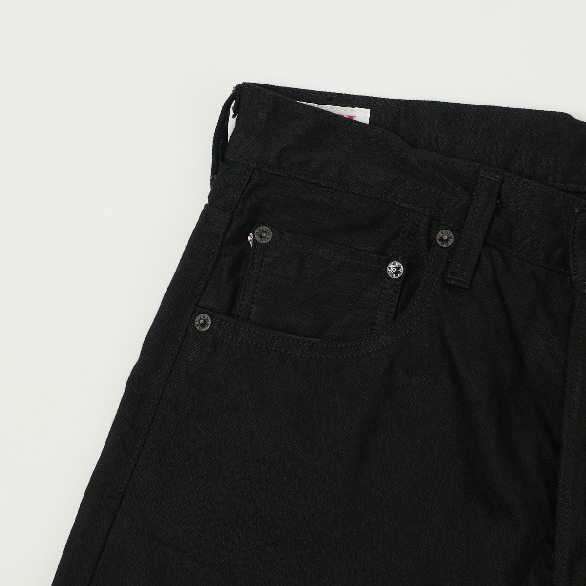 ONI Denim 200-13BK 13oz Wide Straight Jean - Black One Wash