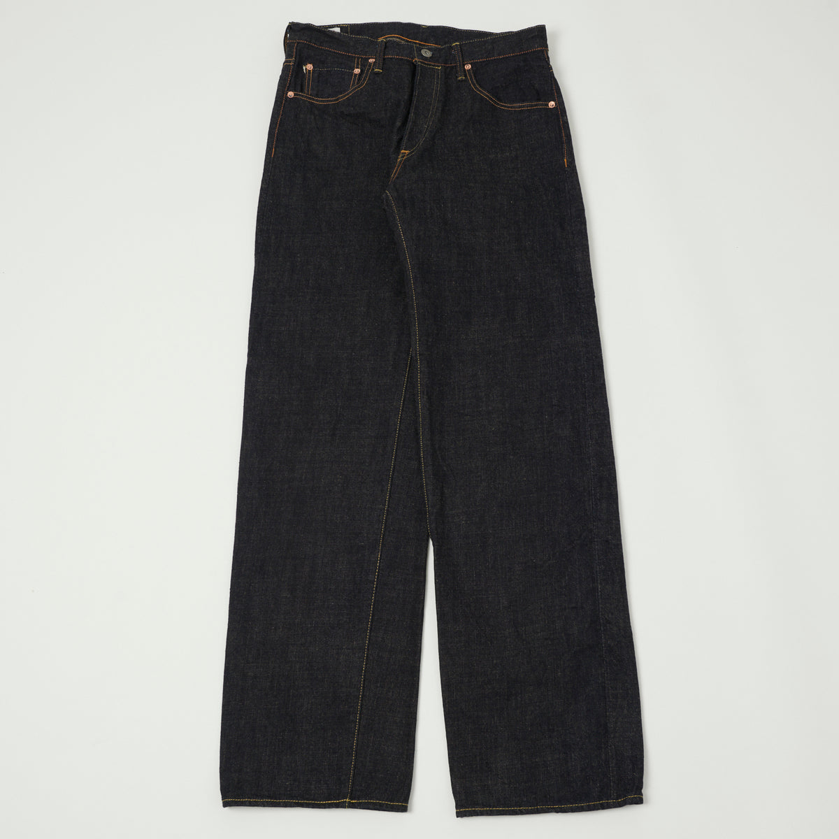 ONI Denim 200-14KBE 14oz Wide Straight Jean - One Wash