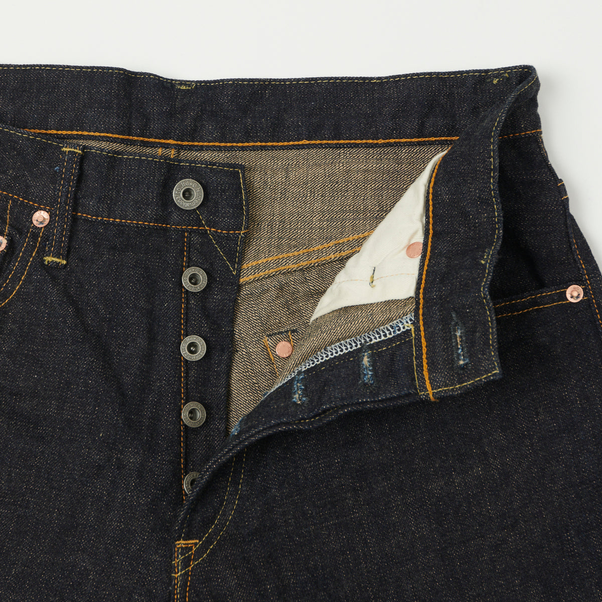 ONI Denim 200-14KBE 14oz Wide Straight Jean - One Wash