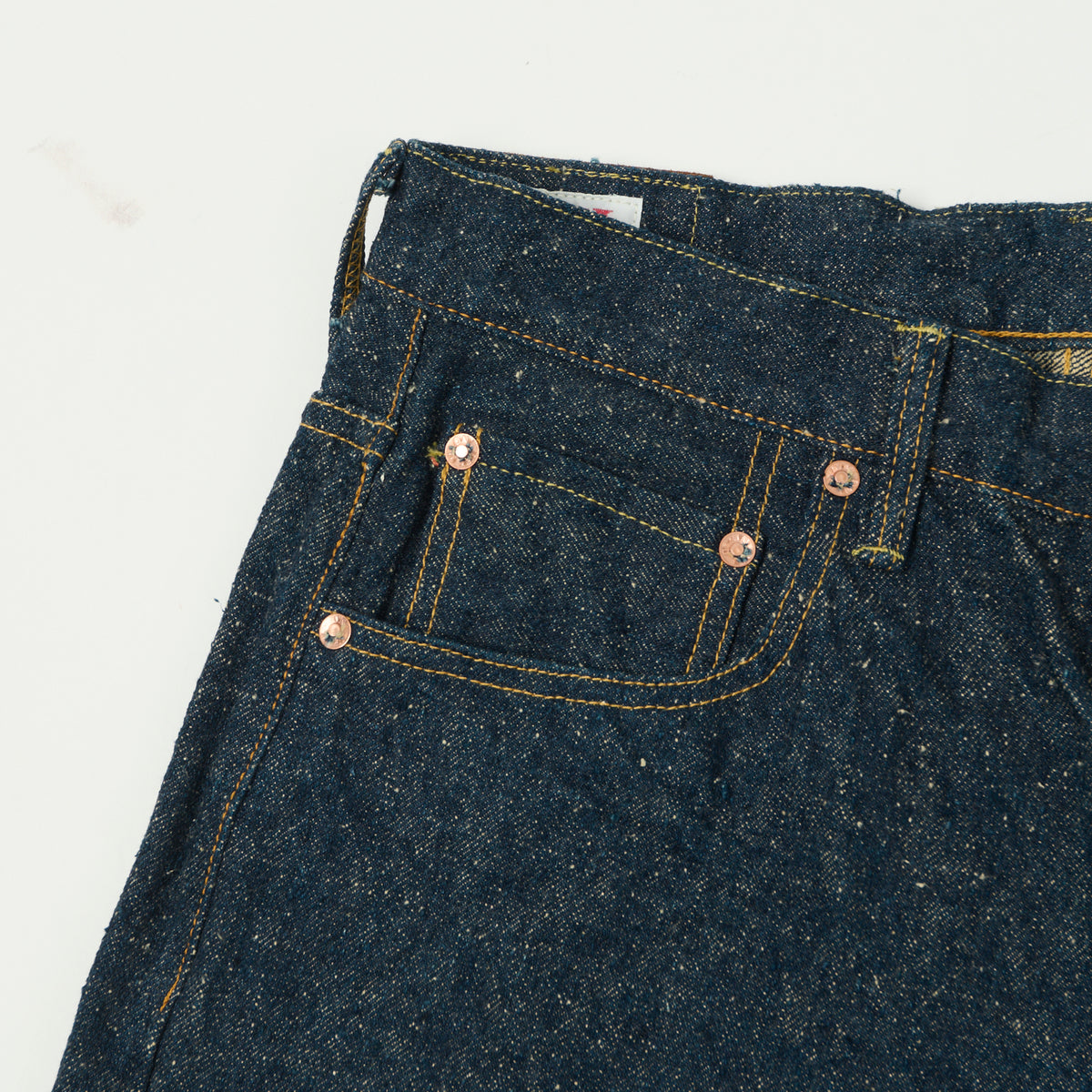 ONI Denim 200-CCD Kabuki 'Crushed Concrete Denim' 15oz Wide Straight Jean - One Wash