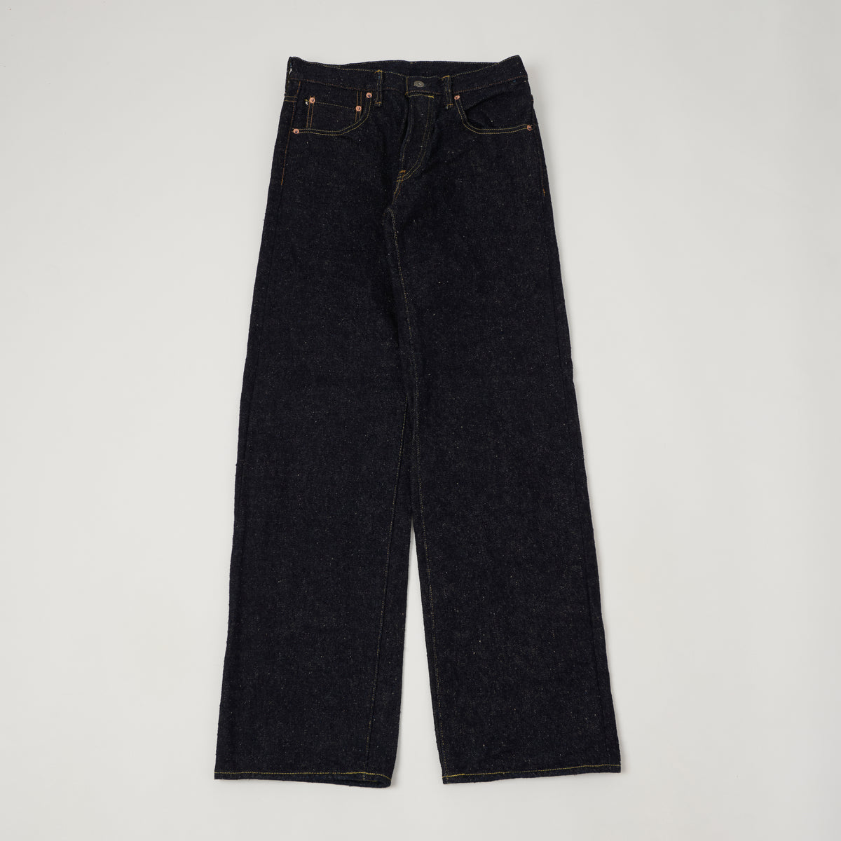 ONI Denim 200 Asphalt 20oz Wide Straight Jean - One Wash