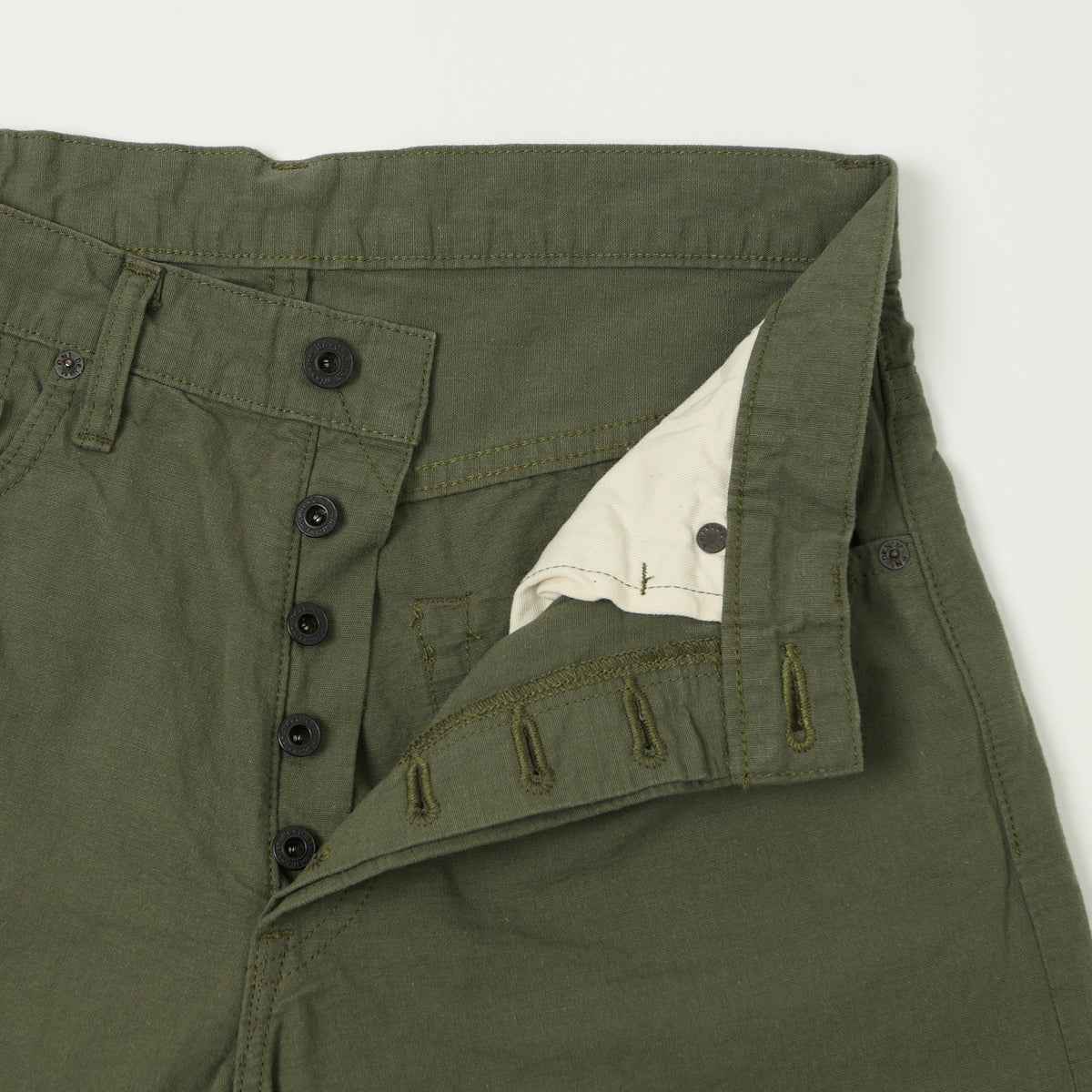ONI Denim 200-8GG 8oz 'Beta Chambray' Wide Straight Jean - Green Grey
