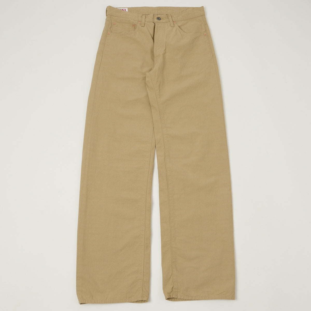 ONI Denim 200-8BE 8oz 'Beta Chambray' Wide Straight Jean - Beige