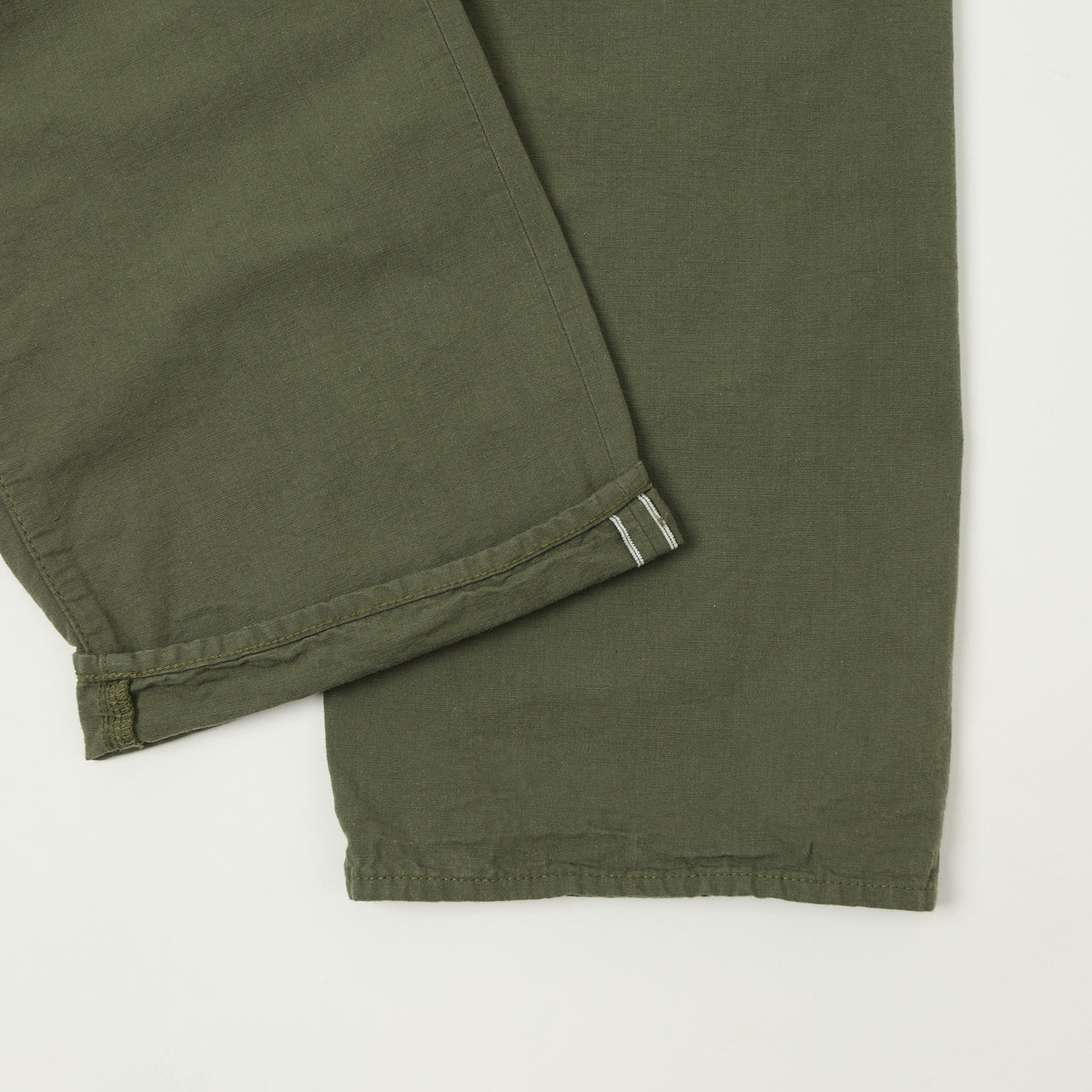 ONI Denim 200-8GG 8oz 'Beta Chambray' Wide Straight Jean - Green Grey