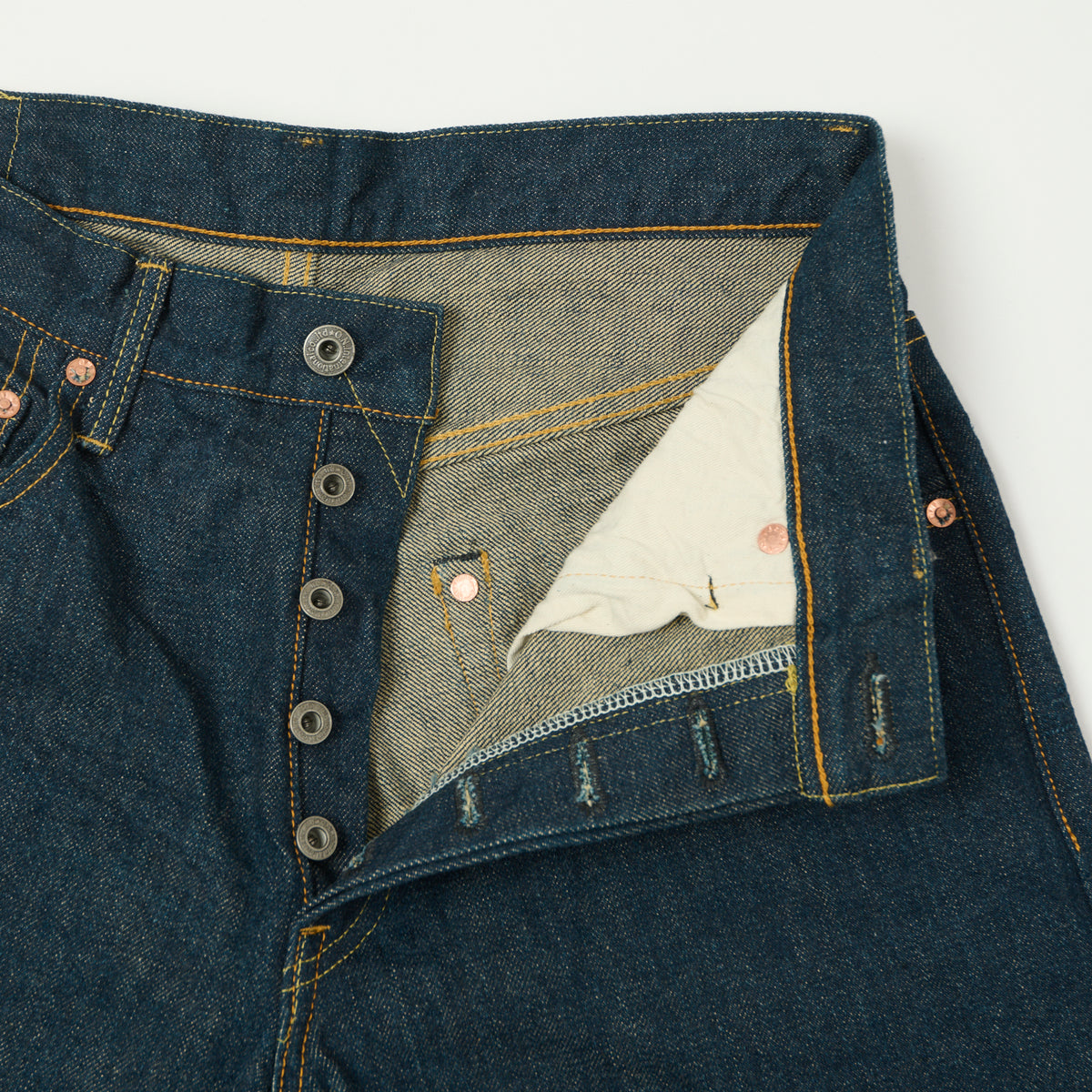 ONI Denim 200 Ishikawadai 15oz Wide Straight Jean - One Wash