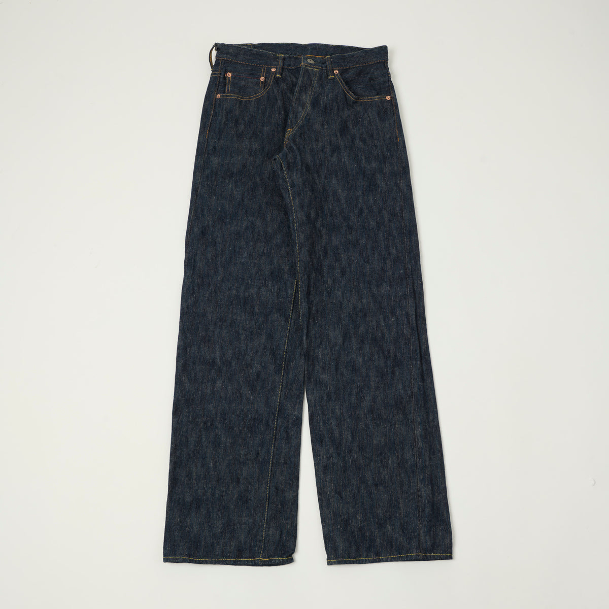 ONI Denim 200 Kase 16oz Natural Indigo Wide Straight Jean - One Wash