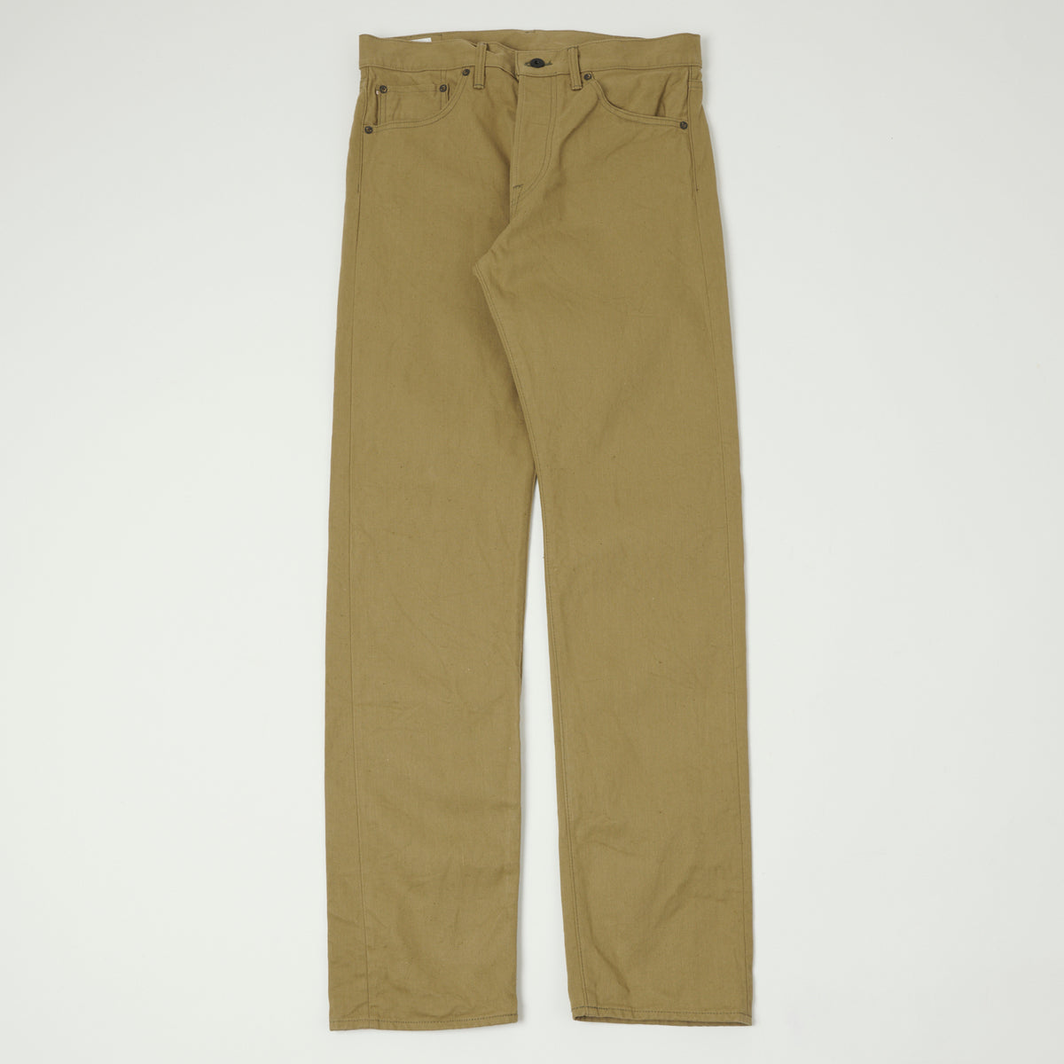 ONI Denim 206-BRD 'British Drill' Neat Loose Straight Jean - Tan One Wash