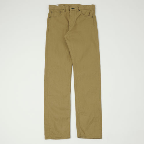 ONI Denim 206-BRD 'British Drill' Neat Loose Straight Jean - Tan One Wash