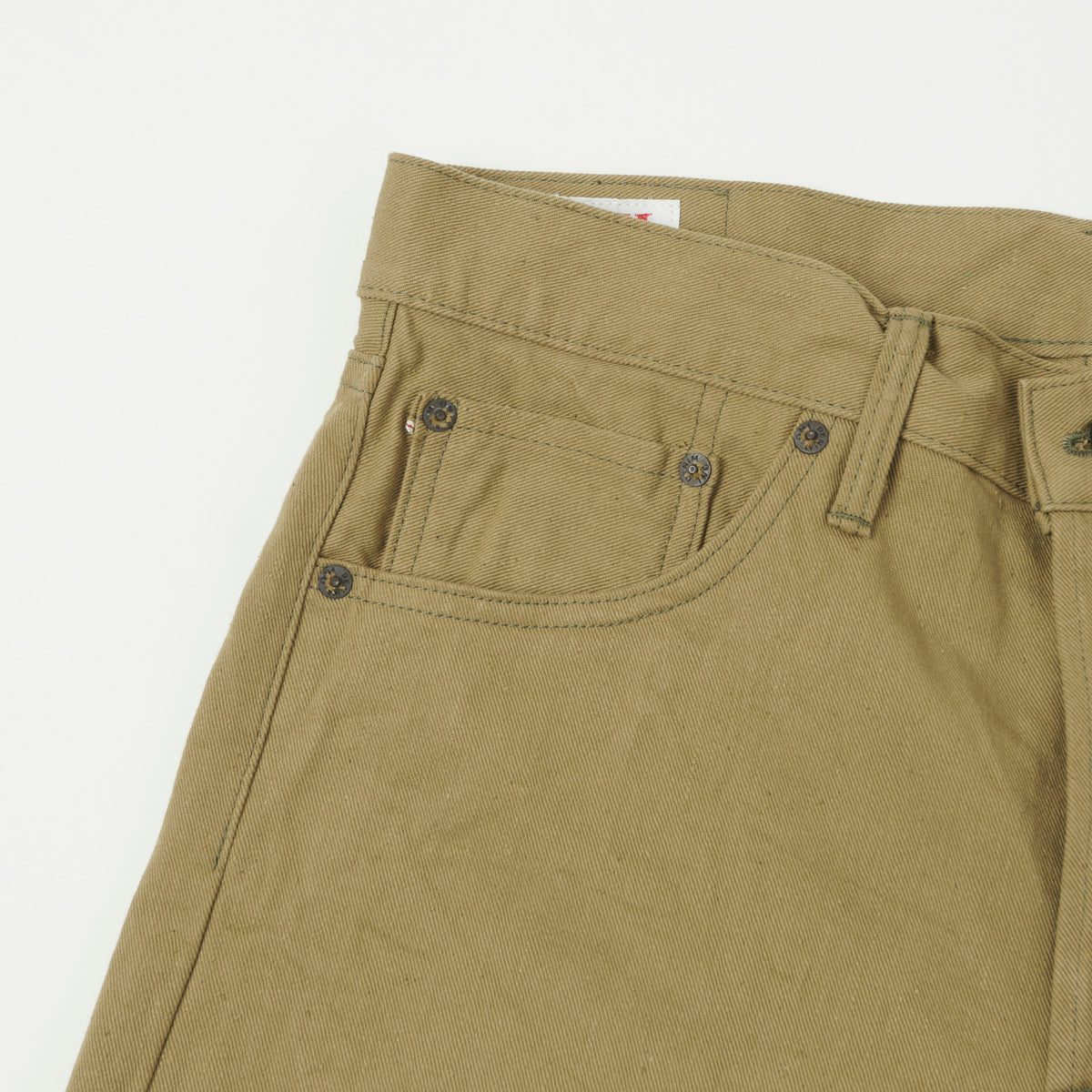 ONI Denim 206-BRD 'British Drill' Neat Loose Straight Jean - Tan One Wash