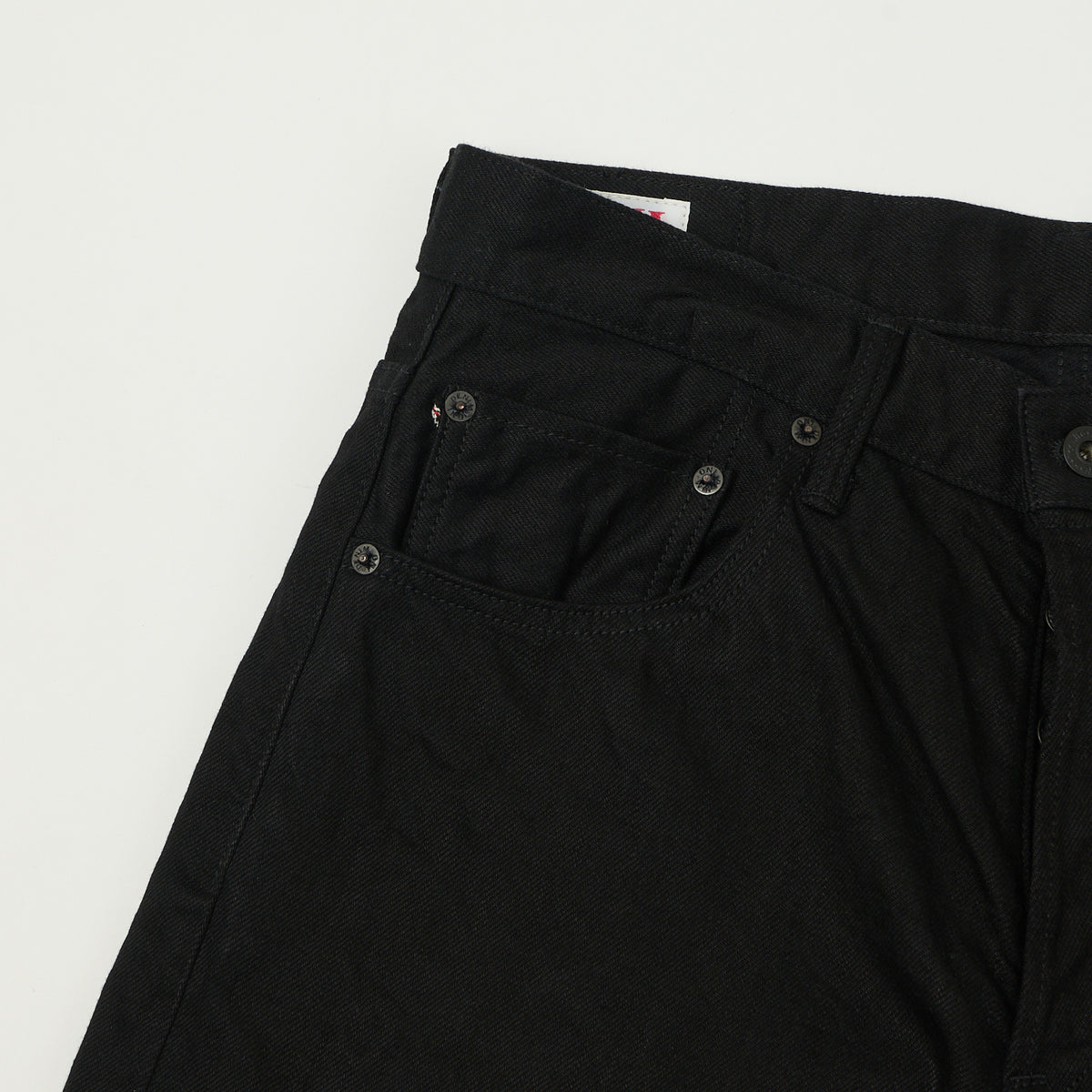 ONI Denim 222-13BK 13oz Extra Wide Straight Jean - Black One Wash