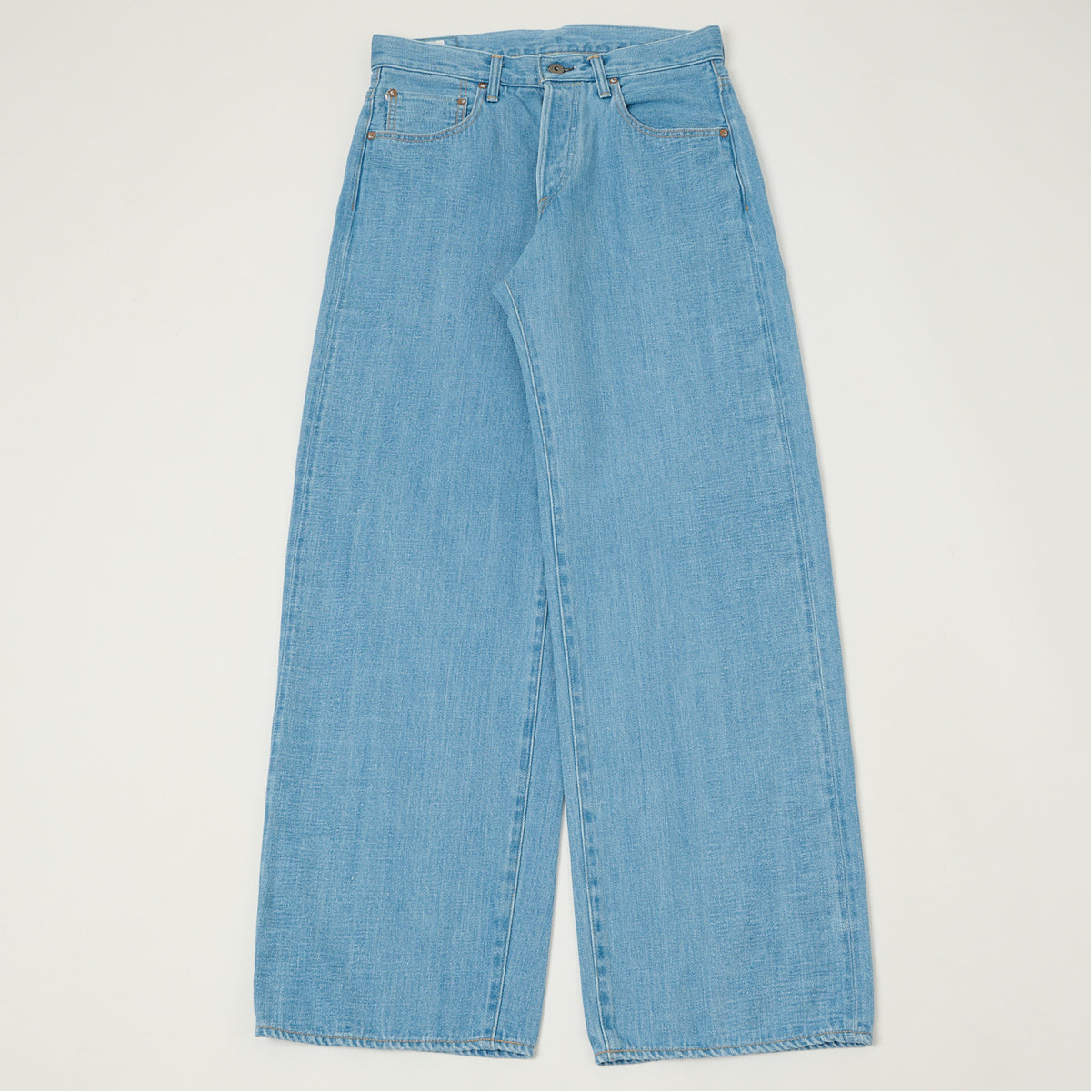 ONI Denim 222-Kiraku Extra Wide Straight Jean - Bleach Wash