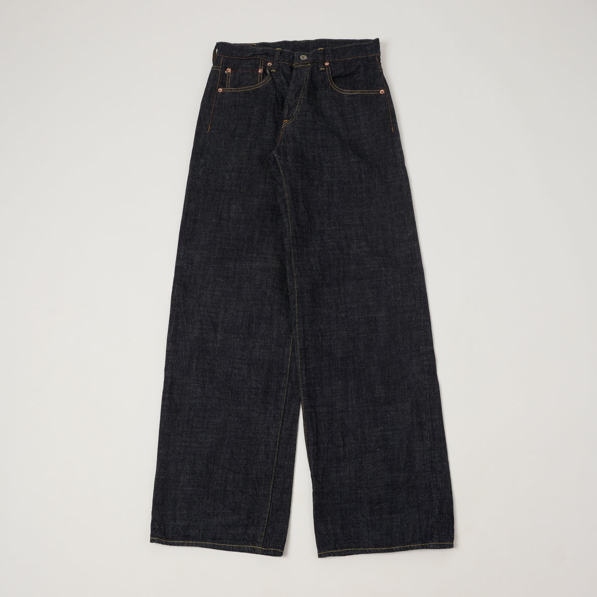 ONI Denim 222-LS 13.5oz Extra Wide Straight Jean - One Wash