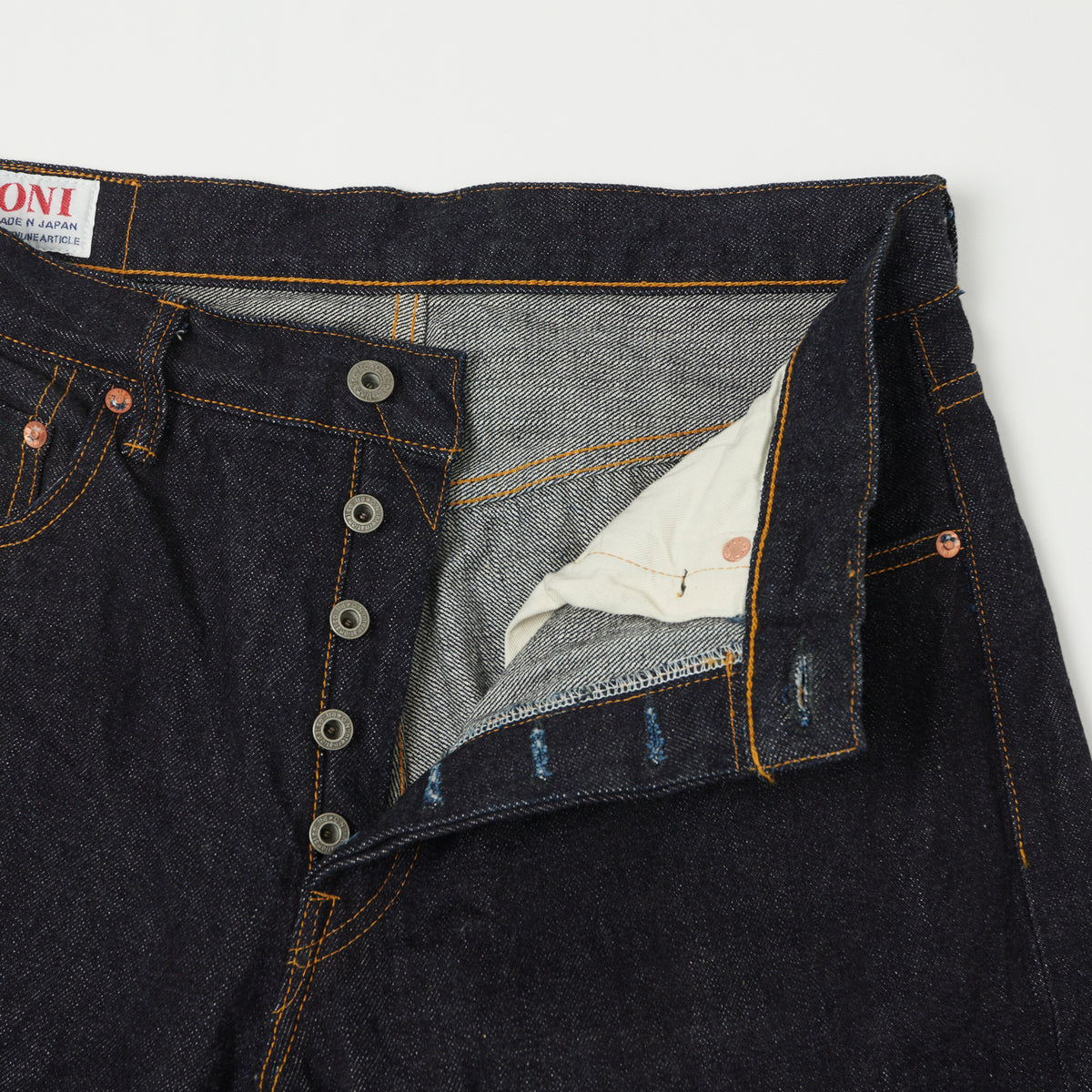 ONI Denim 222 15oz Extra Wide Straight Jean - One Wash