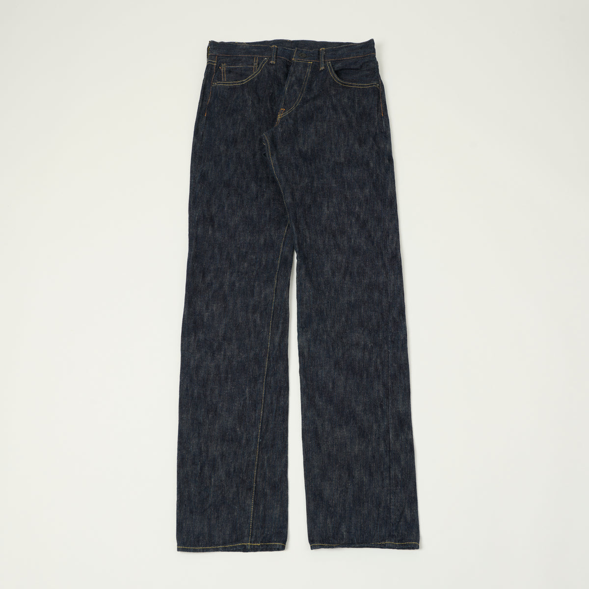 ONI Denim 245NIKHN Natural Indigo Kihannen 18oz Relaxed Tapered Jean - One Wash