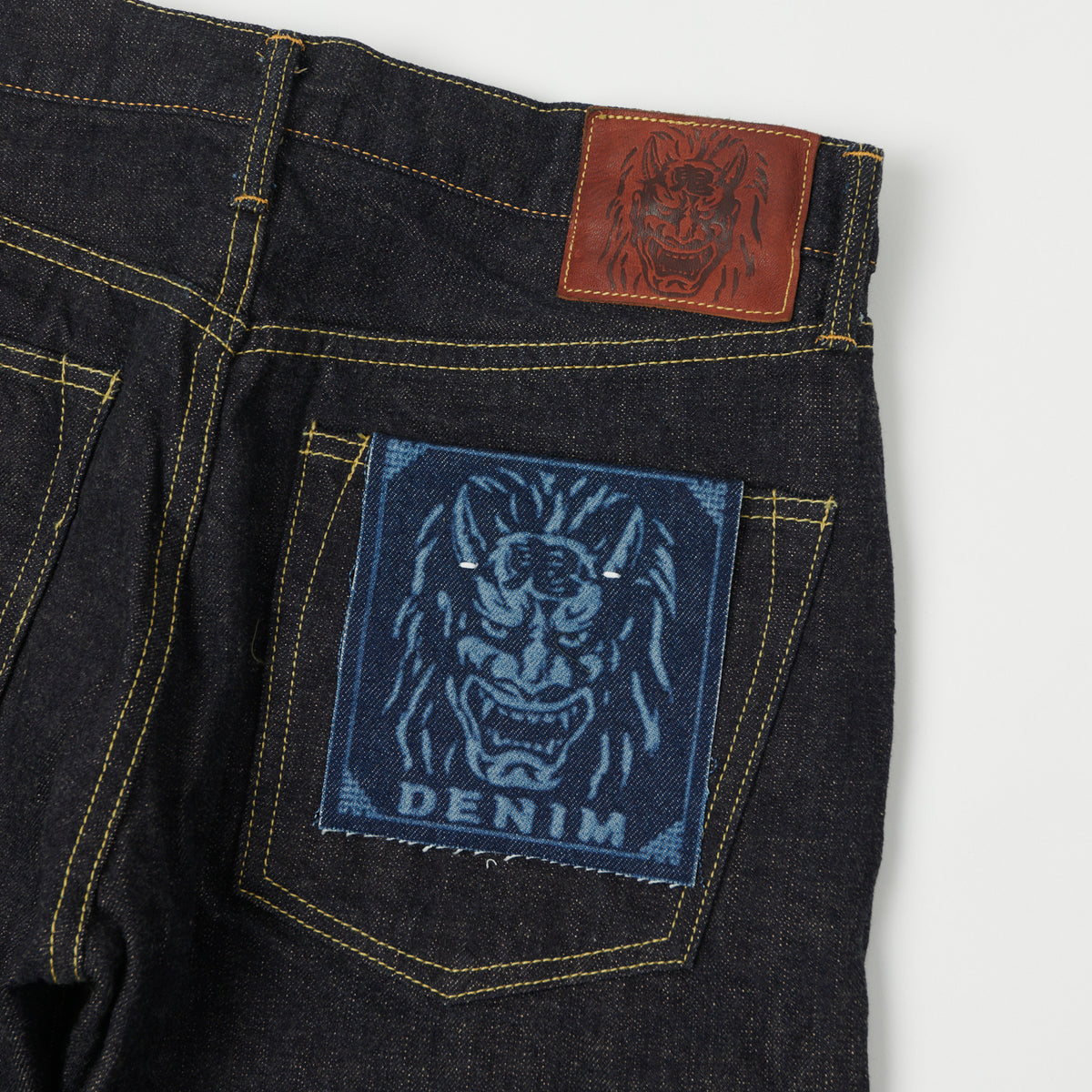 ONI Denim 246-14KBE 14oz Relaxed Tapered Jean - One Wash