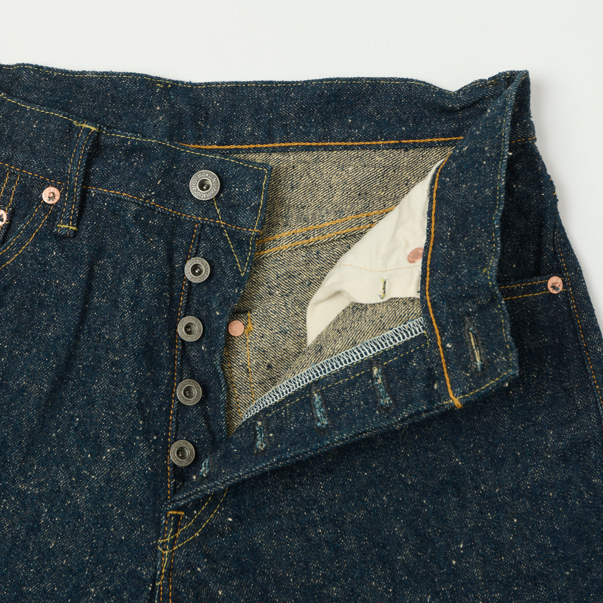 ONI Denim 246-CCD Kabuki 'Crushed Concrete Denim' 15oz Relaxed Tapered Jean - One Wash
