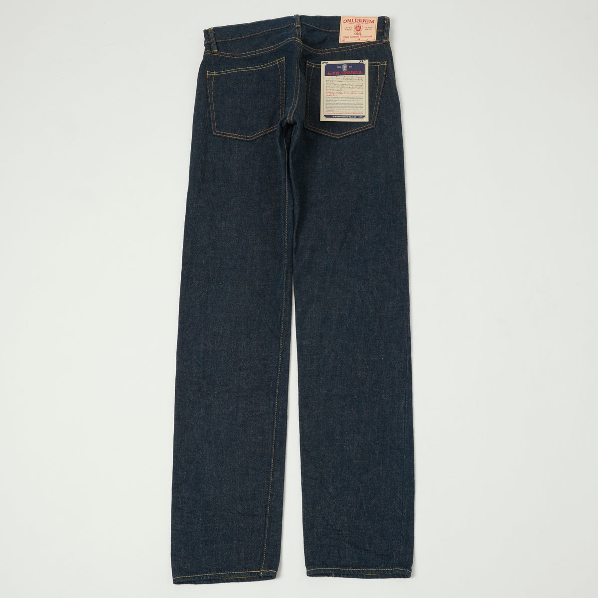 ONI Denim 902 Ishikawadai 15oz Regular Tapered Jean - One Wash