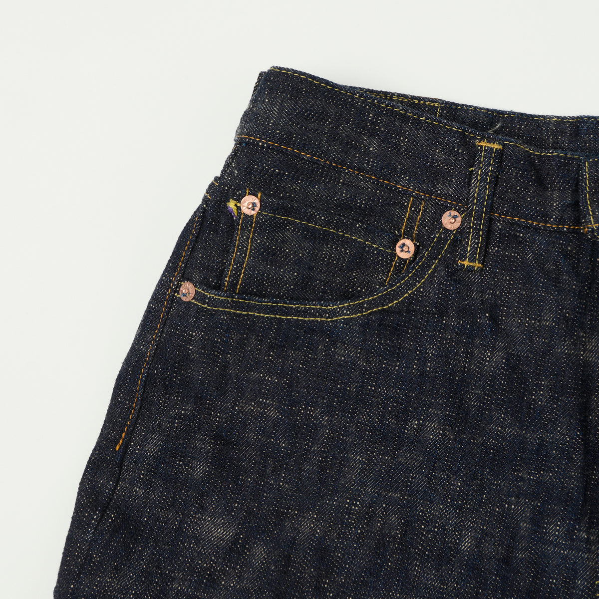 ONI Denim 246-Kasuri 17oz Relaxed Tapered Jean - One Wash