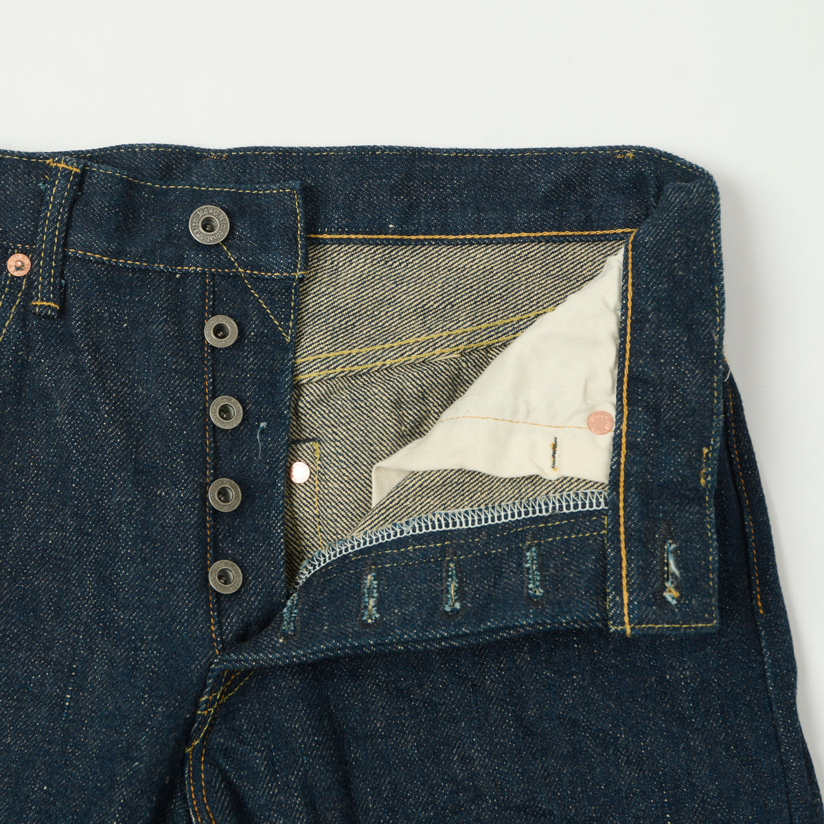 ONI Denim 246ZR-ECRU 'Secret Denim Ecru Weft' 20oz Relaxed Tapered Jean - One Wash