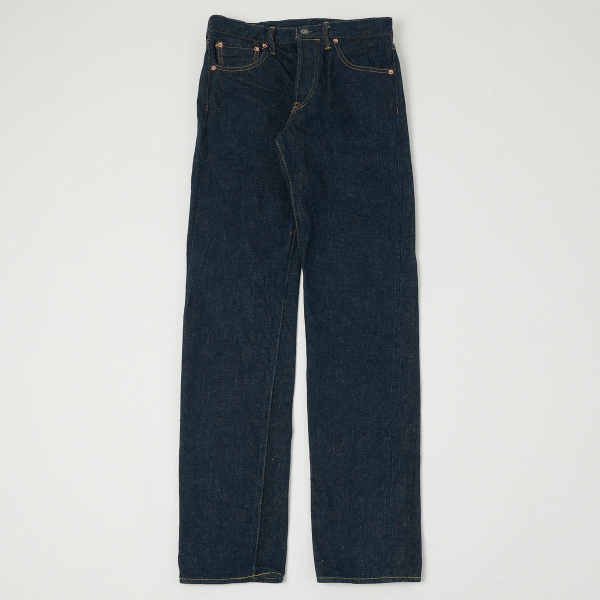 ONI Denim 246ZR-KABEG 20oz Secret Denim Kabuki Emi Relaxed Tapered Jean - One Wash