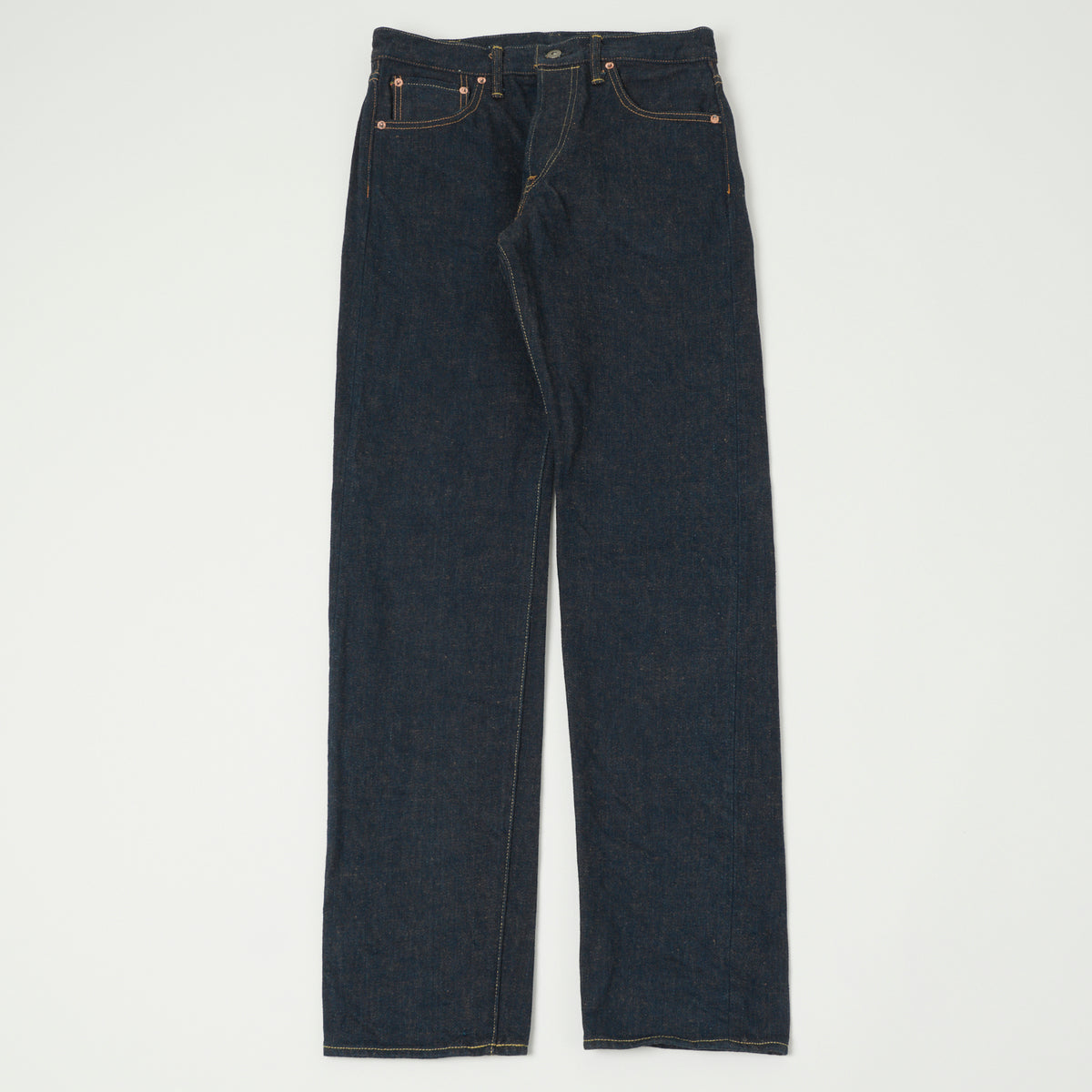 ONI Denim 246ZR-KAKBR 20oz Secret Denim Relaxed Tapered Jean - One Wash