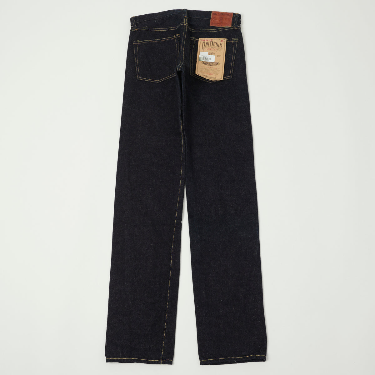 ONI Denim 246ZR-LT17G 17oz Low Tension Relaxed Tapered Jean - Dark Indigo One Wash