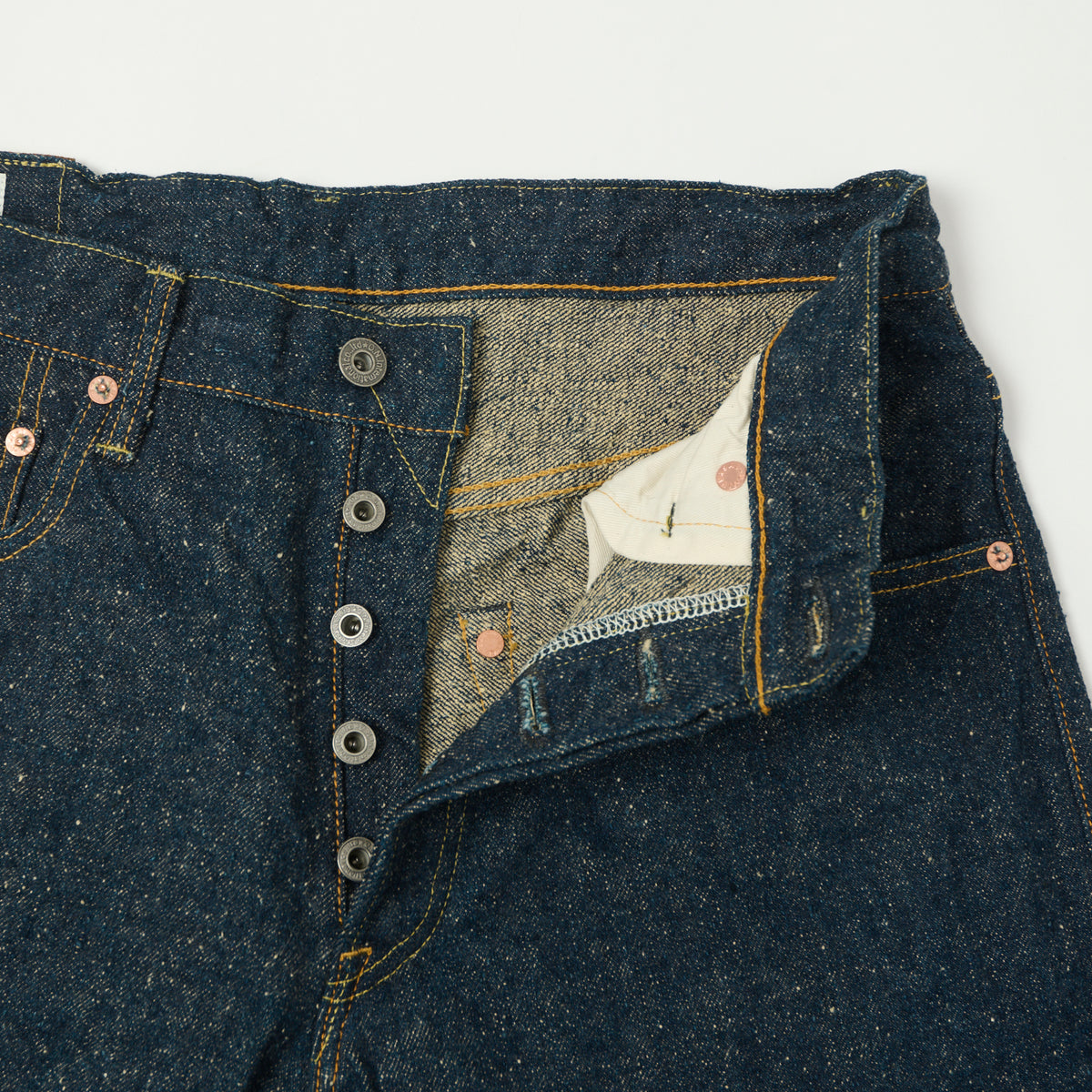 ONI Denim 266-CCD Kabuki 'Crushed Concrete Denim' 15oz Loose Straight Jean - One Wash