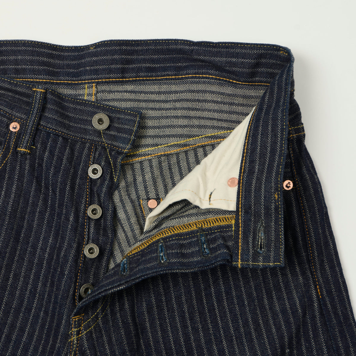 ONI Denim 266-HJS 12oz Drop Needle Loose Straight Jean - One Wash