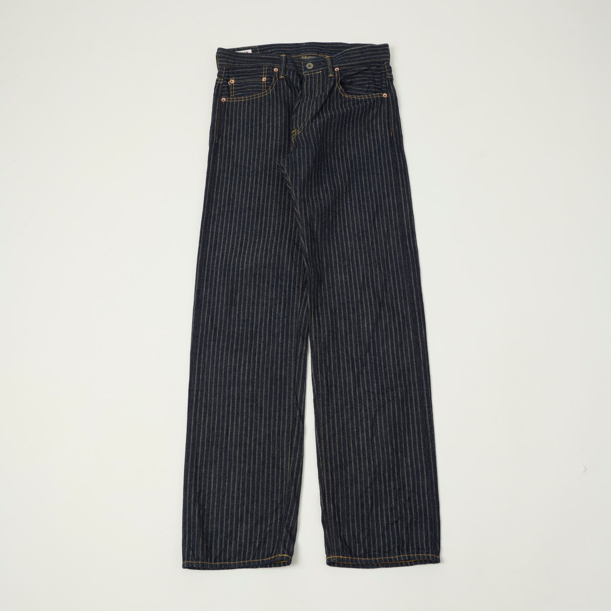 ONI Denim 266-HJS 12oz Drop Needle Loose Straight Jean - One Wash