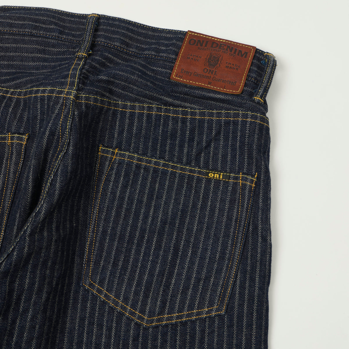 ONI Denim 266-HJS 12oz Drop Needle Loose Straight Jean - One Wash