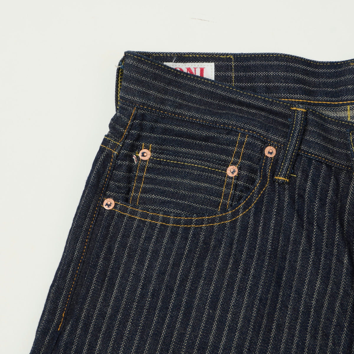 ONI Denim 266-HJS 12oz Drop Needle Loose Straight Jean - One Wash