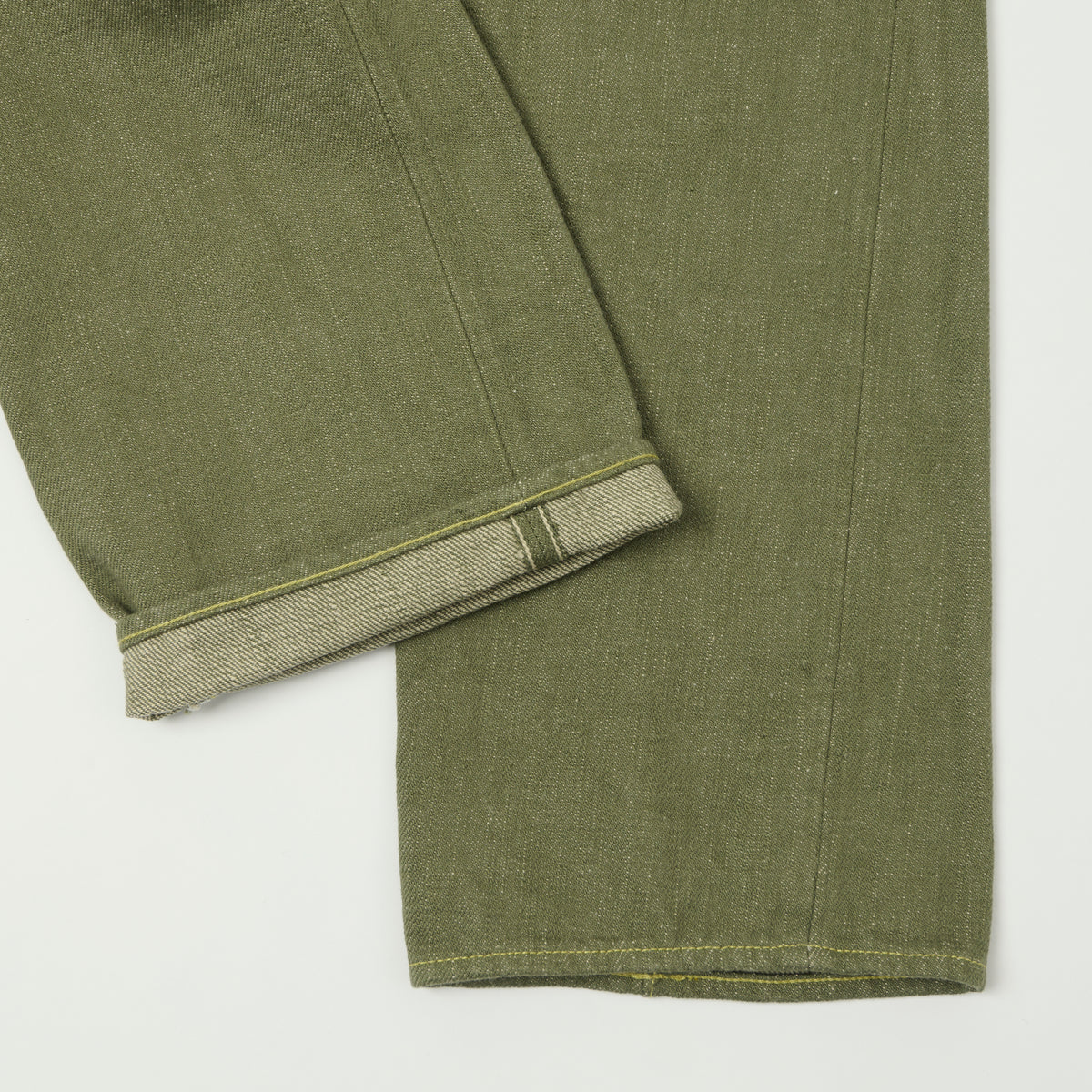ONI Denim 266-OLD18 18oz Loose Straight Jean - Olive
