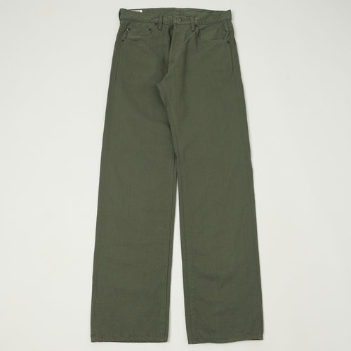 ONI Denim 266SVC-GOL Chino Cloth Loose Straight Jean - Grey/Olive