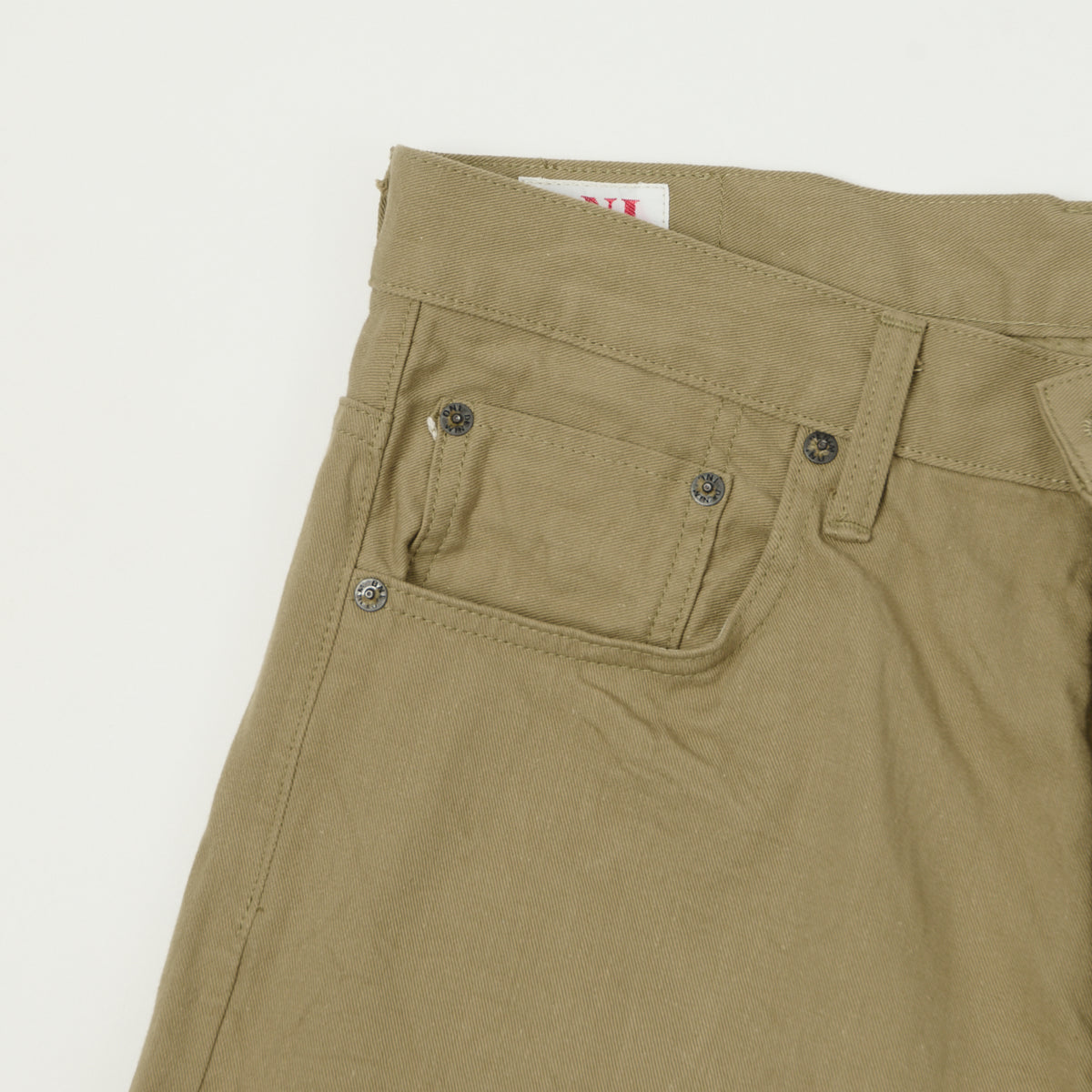 ONI Denim 266SVC-KHB Chino Cloth Loose Straight Jean - Khaki Beige