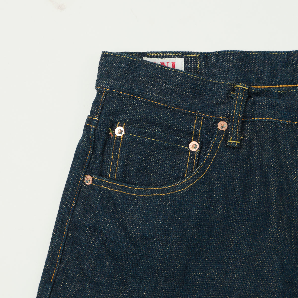 ONI Denim 266ZR-ECRU 'Secret Denim Ecru Weft' 20oz Loose Straight Jean - One Wash